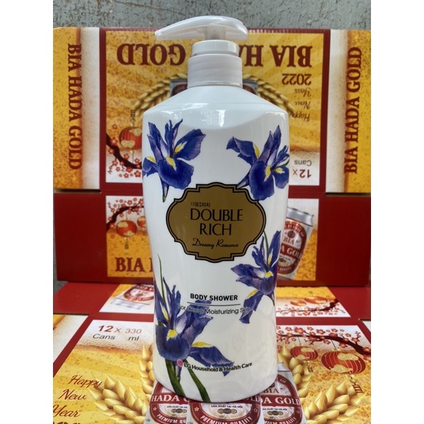 Sữa tắm Double Rich hương hoa giúp tăng cường độ ẩm cho da 800g