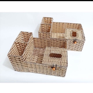 Giỏ mây đựng đồ đựng giấy đa năng