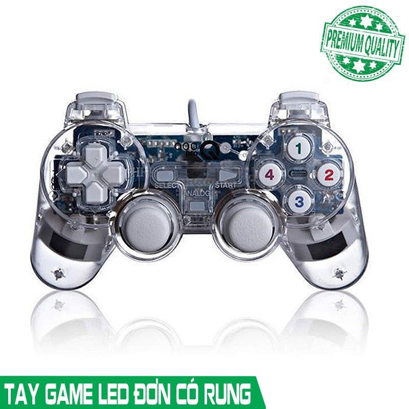 [XÃ KHO] TAY CẦM GAME MÁY TÍNH N1-320, TRONG SUỐT, KHÔNG DÂY EW-008 [HCM]