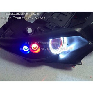 Mắt cú Ex135 - Exciter 2011 - sáng trắng - www.caoducracing.com