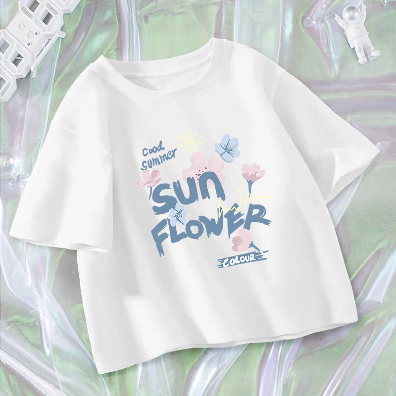 Áo Thun Cotton Tay Ngắn Thiết Kế Mới Mùa Hè 2022 Cho Nữ