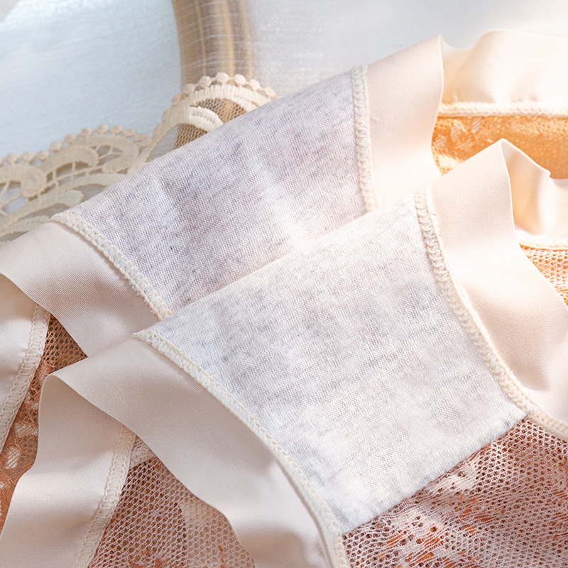 Quần lót su lụa sữa ren hoa hồng cao cấp 112