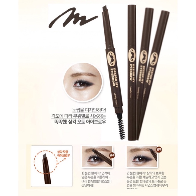 chì kẻ lông mày 2 đầu như hình