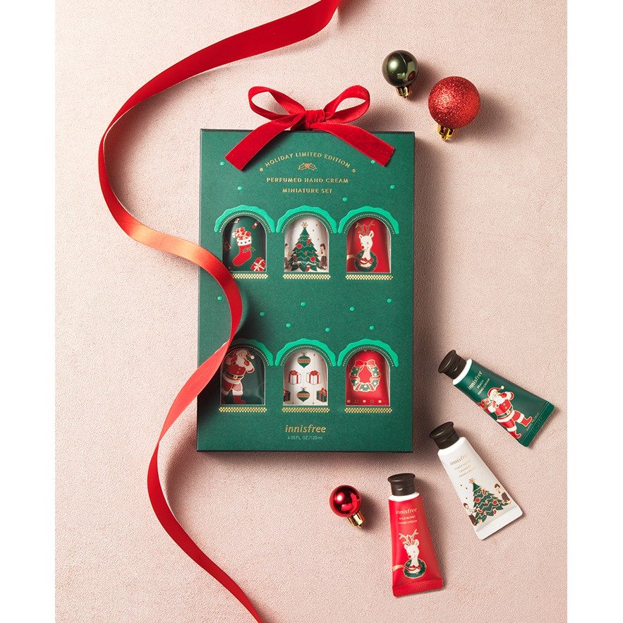 Set dưỡng da tay Innisfree Christmas Edition 6 tuýp - 20ml/ tuýp