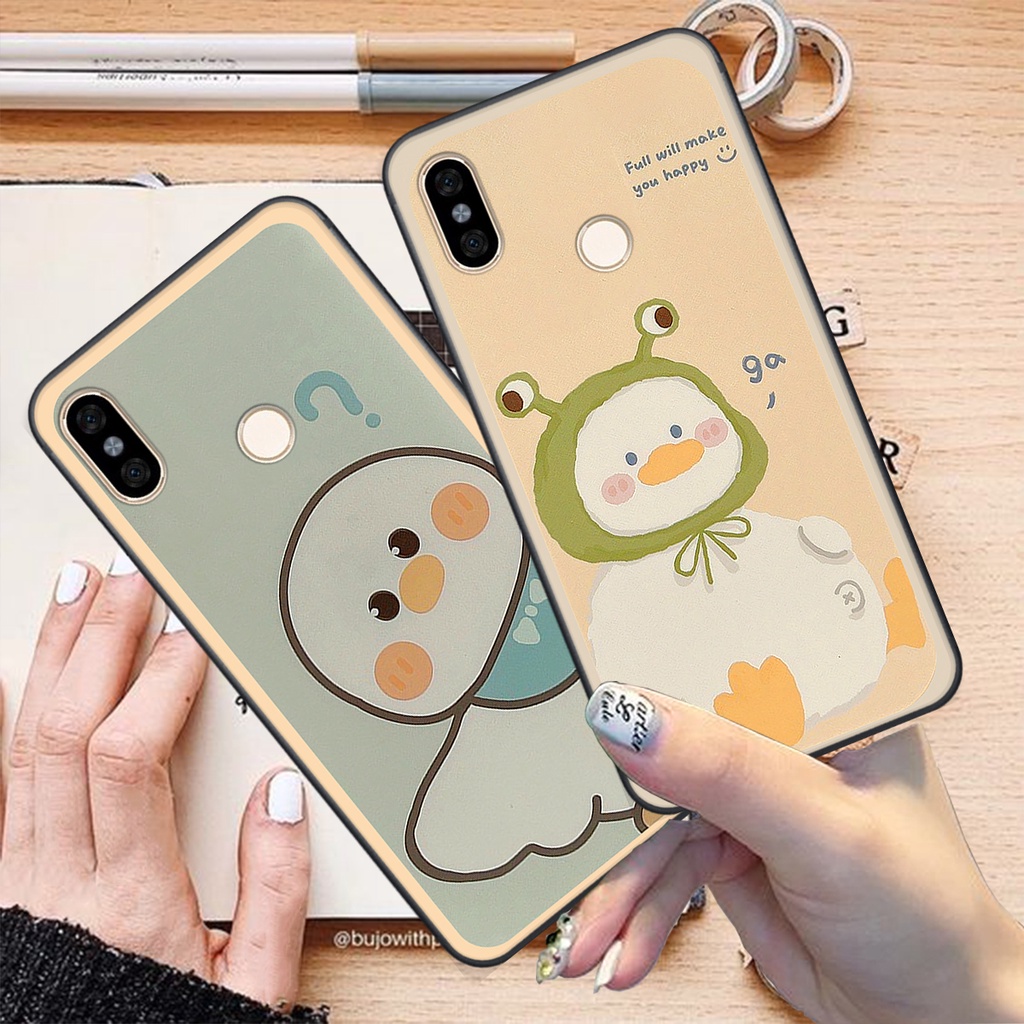 Ốp Xiaomi Redmi Note 5 / Note 6 bộ hình cute dễ thương gấu thỏ xinh xắn vẽ tay lạ mắt