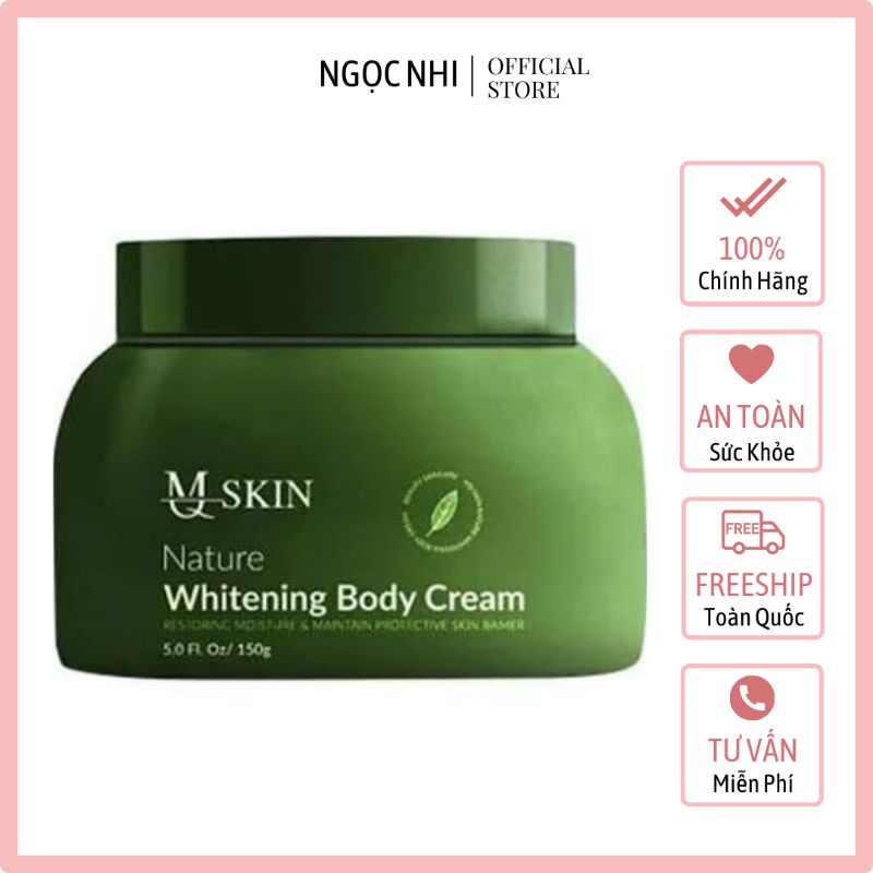 Kem Body Tinh Thể Diệp Lục MQ Skin 150g [Chính Hãng 100%]