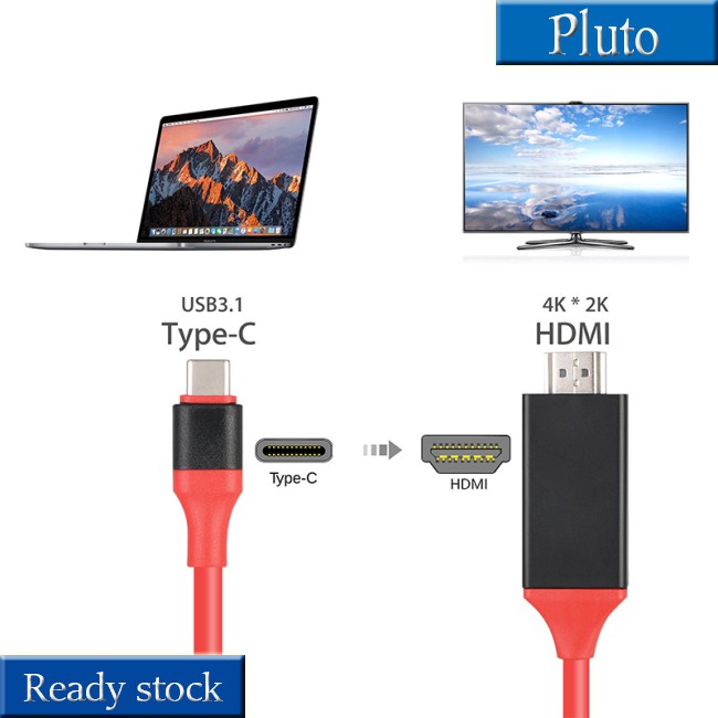 Cáp Chuyển Đổi Type C Sang Hdmi Hdtv Av Tv Cho Samsung Galaxy S8 S9 S9 + Note 9 Pc