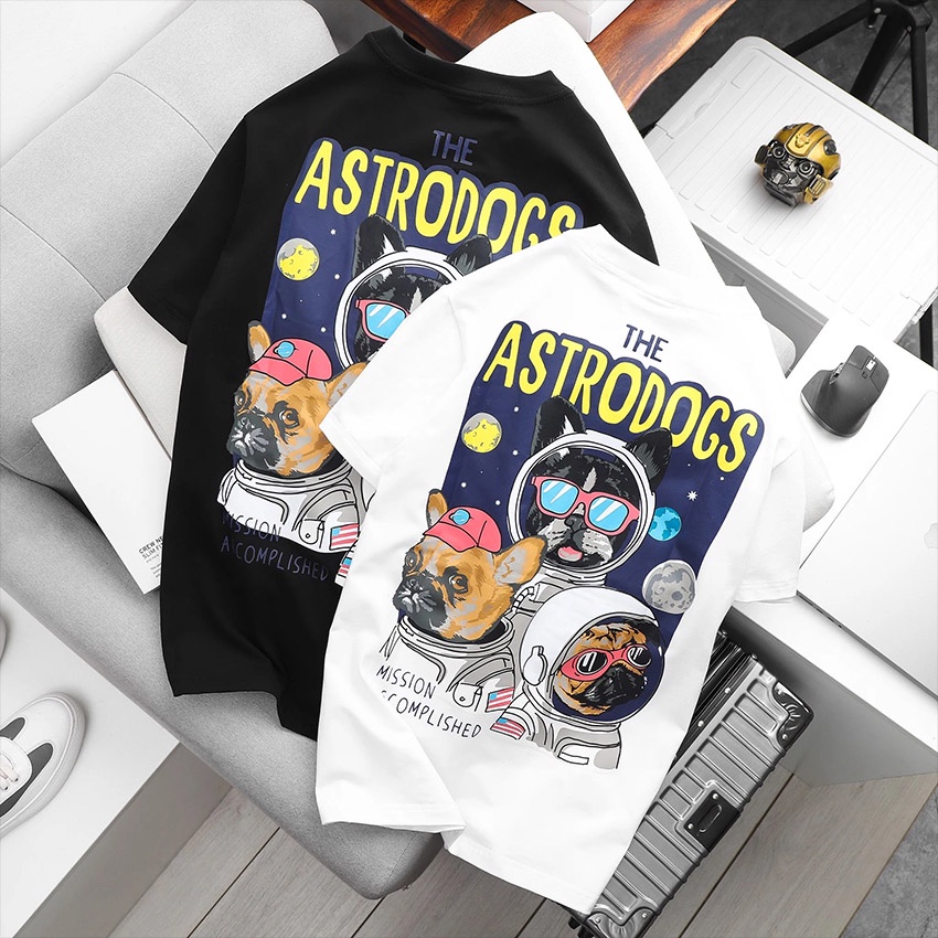 Áo thun in hình BEEBEE the astrodogs-TASD001 100% COTTON | BigBuy360 - bigbuy360.vn