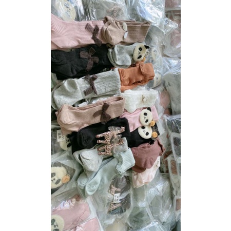 7-13kgQuần tất len liền bàn đính nơ, đính thú siêu xinh xắn