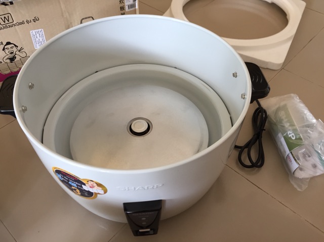 Nồi Cơm Điện Sharp 7lít KSH-D77, Hàng Nhập Thailand,nắp rời.