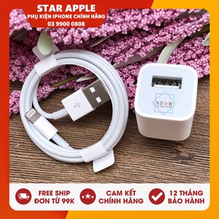Bộ Sạc Cáp iPhone X Bóc Máy Chính Hãng BH 12 Tháng - Lỗi 1 Đổi 1