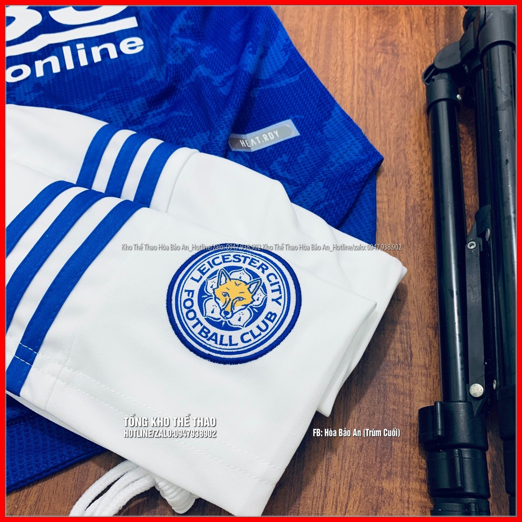 Áo Bóng Đá Câu lạc bộ Leicester City sân nhà mùa giải 2021-2022, Vải gai thái chuẩn áo thi đấu phom 43-90kg