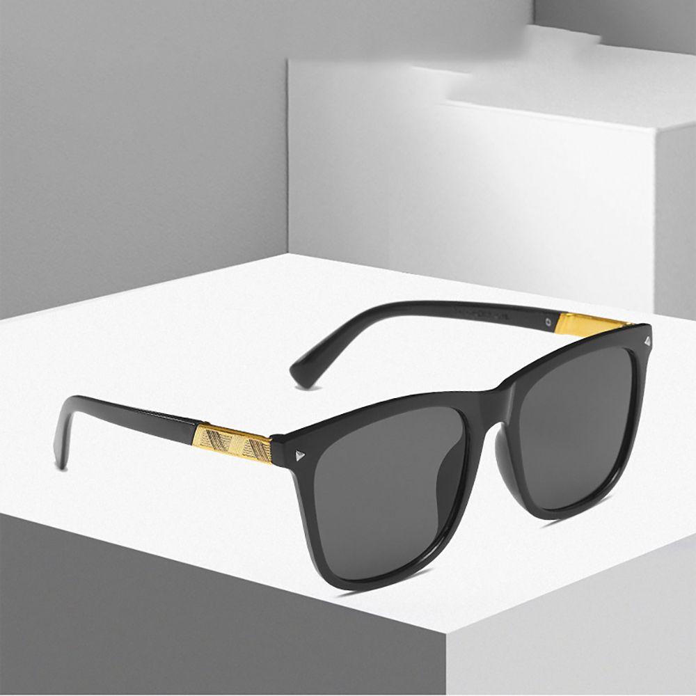 Kính Mát Gọng Vuông Chống Bức Xạ Chống Bức Xạ Phong Cách Hàn Quốc Cho Nam Nữ