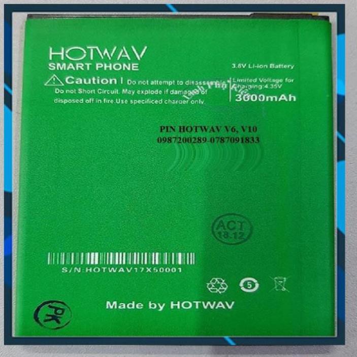 [BÁN CHẠY] PIN ĐIỆN THOẠI HOTWAV VENUS R3 , R6, R8 ZIN HÃNG