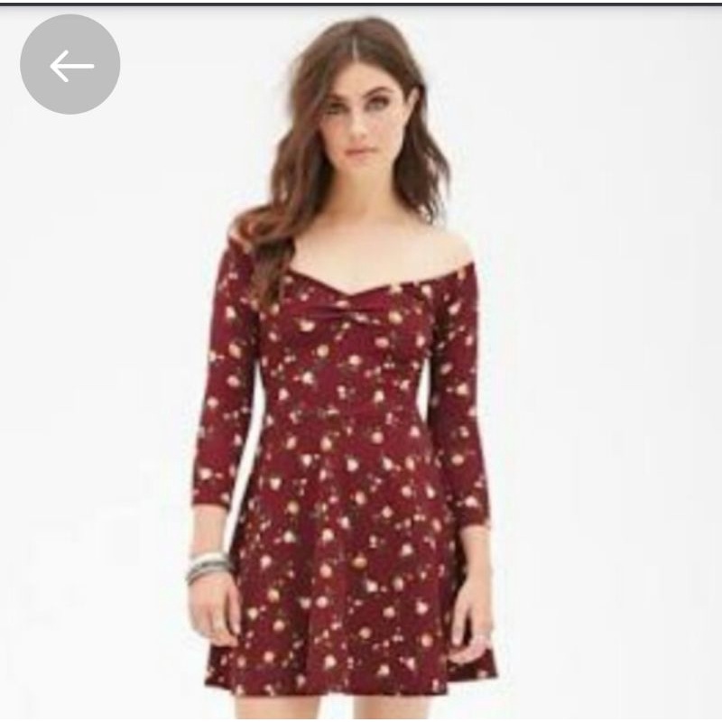 Đầm xòe nữ đẹp hoa F21 vnxk  DHFV21 AMGOBET