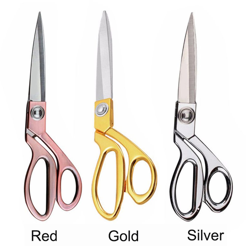 HUMBERTO Vintage Tailor Scissor Textile Textile Cutter Shears Sewing Stainless Steel Craft Paper Handicraft Fabric Dressmaking Tools/Multicolor