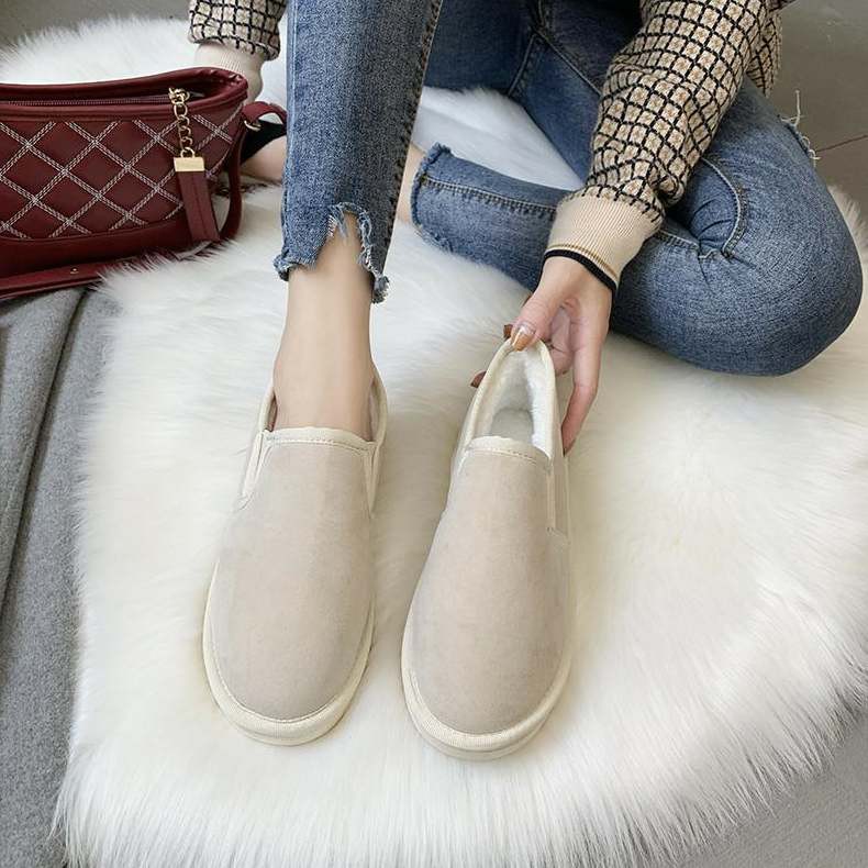 Giày slip on lót bông