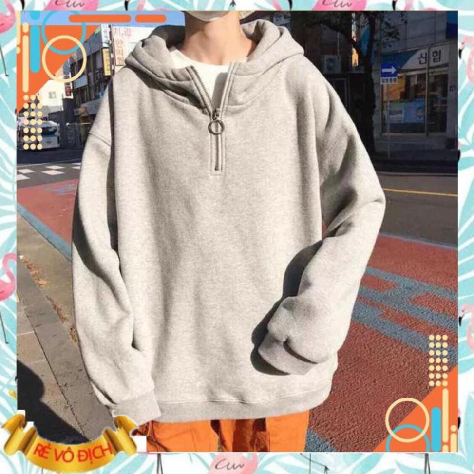 [Mặc là Auto Đẹp] Áo Hoodie Trơn Phối Zip 3 Màu Giá Rẻ AA | BigBuy360 - bigbuy360.vn