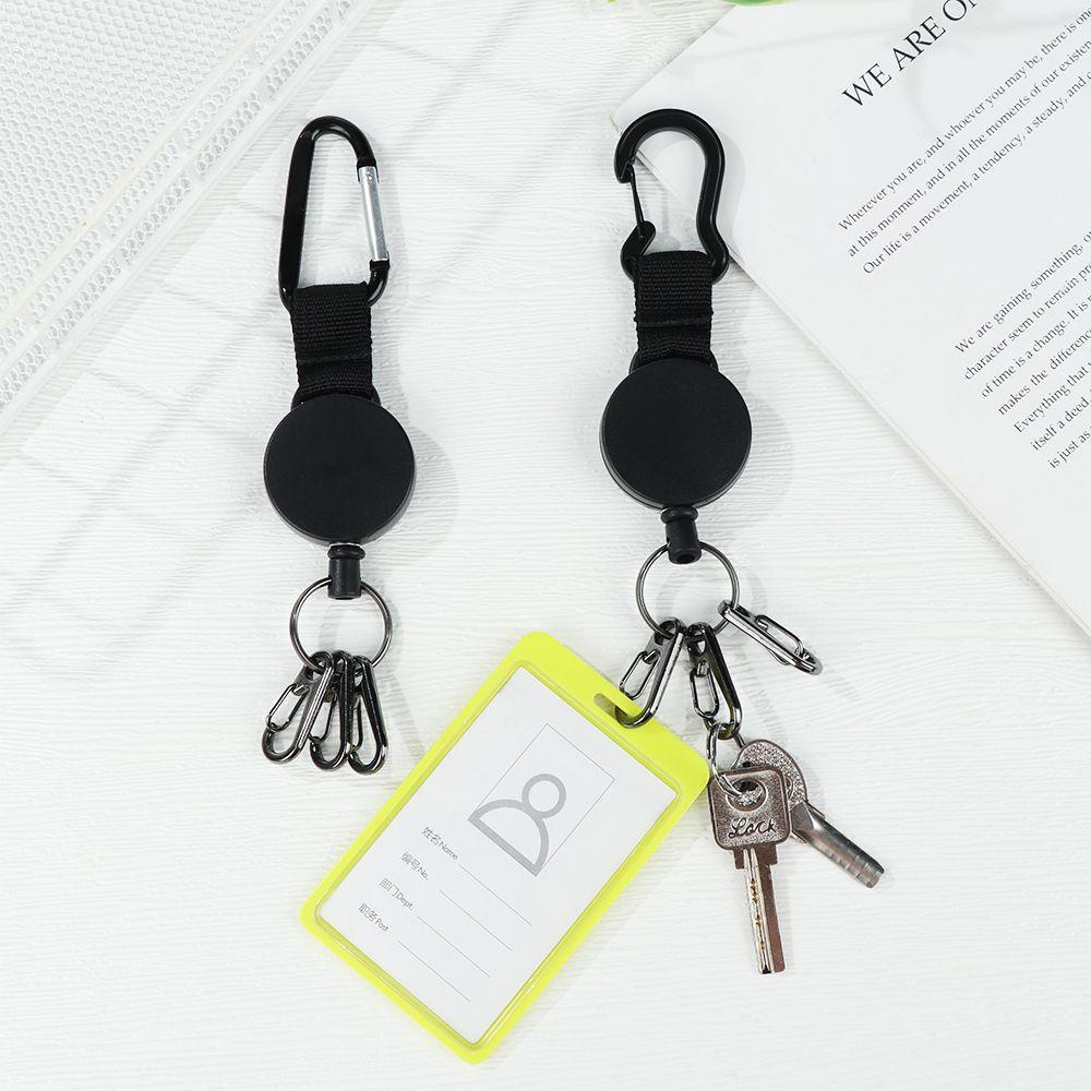 Móc Chìa Khóa Có Thể Thu Gọn Độ Co Giãn Cao Để Đựng Thẻ ID Tiện Dụng Giá Đỡ