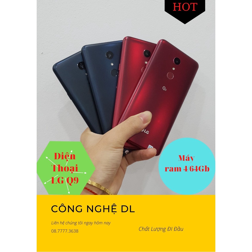 Điện thoại LG Q9 Snapgragon 821 Ram 4GB/64GB Màn hình 2K