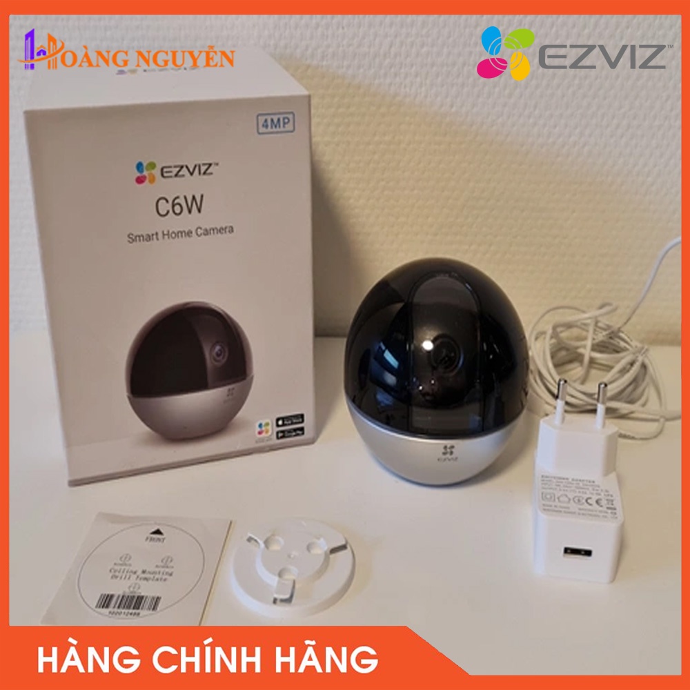 [NHÀ PHÂN PHỐI] Camera IP WIFI EZVIZ C6W 4.0MP 2K - Không Dây Quay Quét 360 Độ,Tự Thu Phóng Bám Theo Chuyển  Động | BigBuy360 - bigbuy360.vn