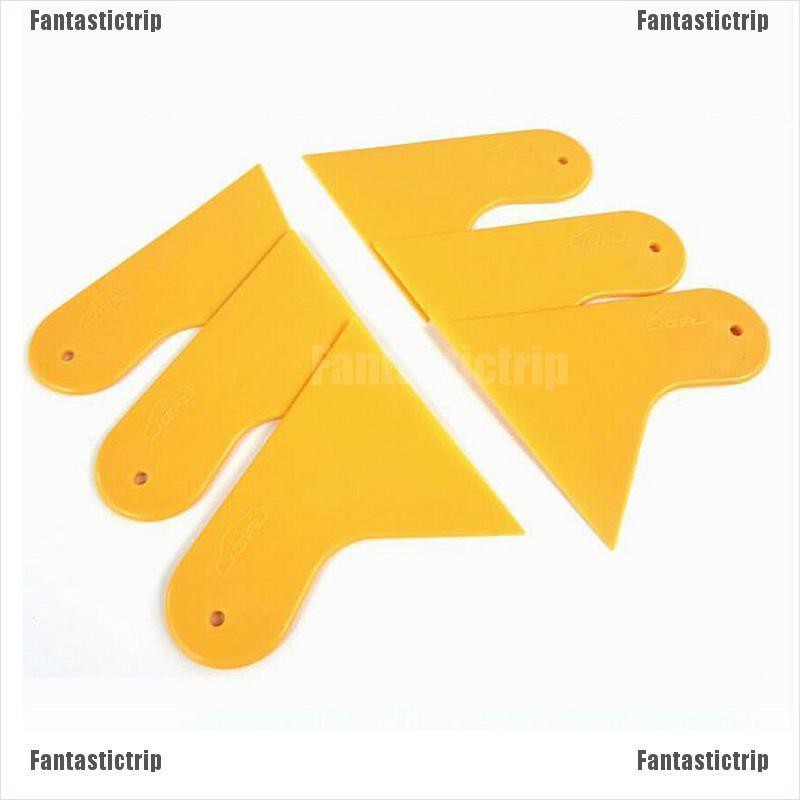 Dao Cạo Râu Bằng Nhựa Màu Vàng Cho Kính Xe Hơi