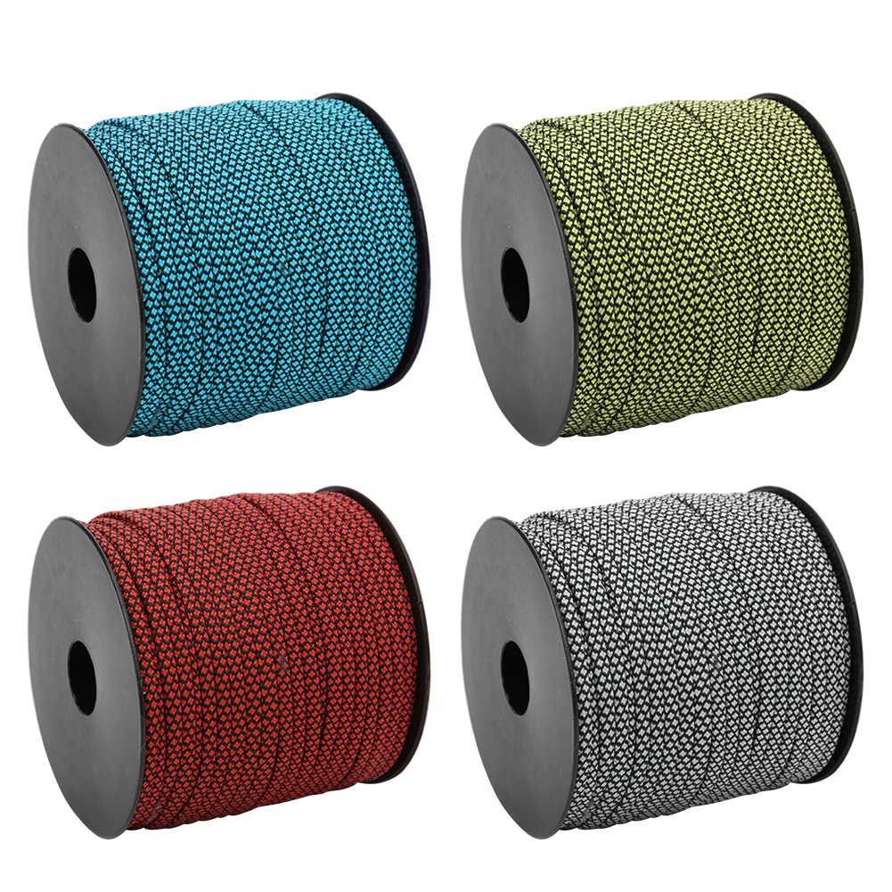 Có thể bán buôn 50M 4MM Dày 7 lõi ​​Giải cứu Paracord Ràng buộc Lều Dây cắm Cắm trại để Dệt Vòng tay Ngoài trời Vermont055 Hàng giao ngay