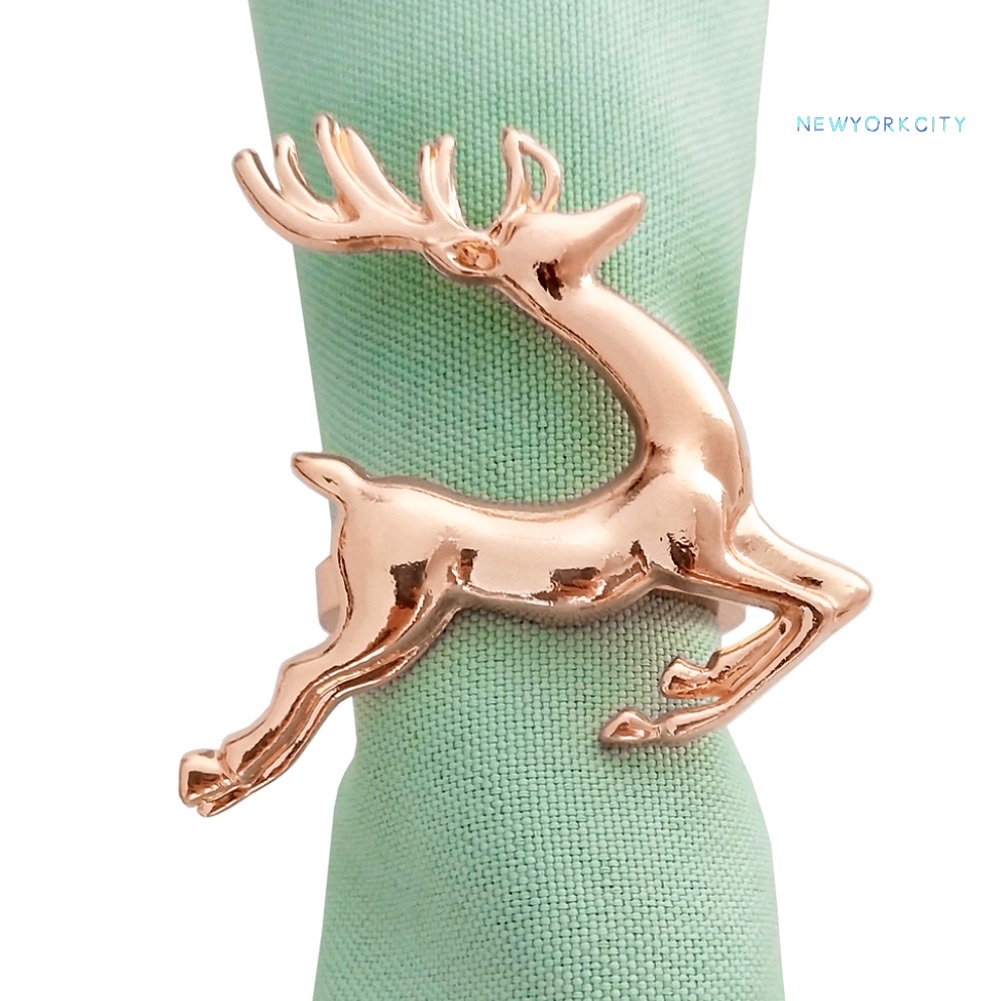 Vòng Nhẫn Khóa Khăn Ăn Bằng Hợp Kim Trang Trí Bàn Tiệc Cưới / Giáng Sinh