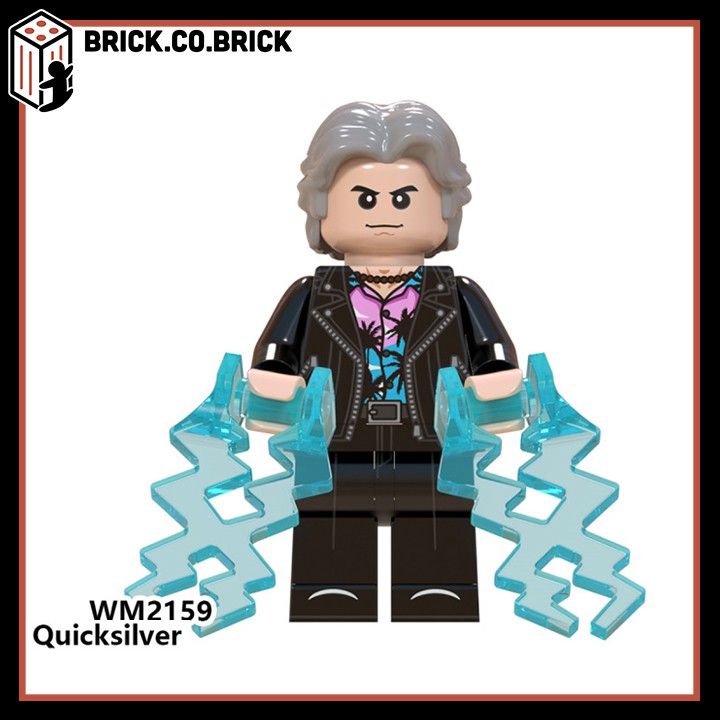 Wanda Vision Đồ chơi Non LEGO Super Hero Siêu Anh Hùng MCU Comic Mô Hình Quick Silver Bily Tommy Agatha WM6115