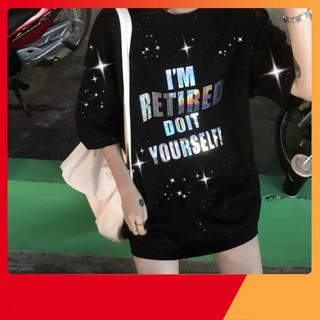 ÁO THUN NHŨ PHẢN QUANG HOT HIT UNISEX -(Sắn) A23