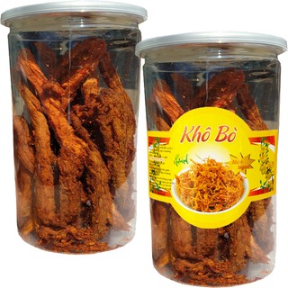 Khô bò dạng que cao cấp - mỗi hũ 200g hiệu tps