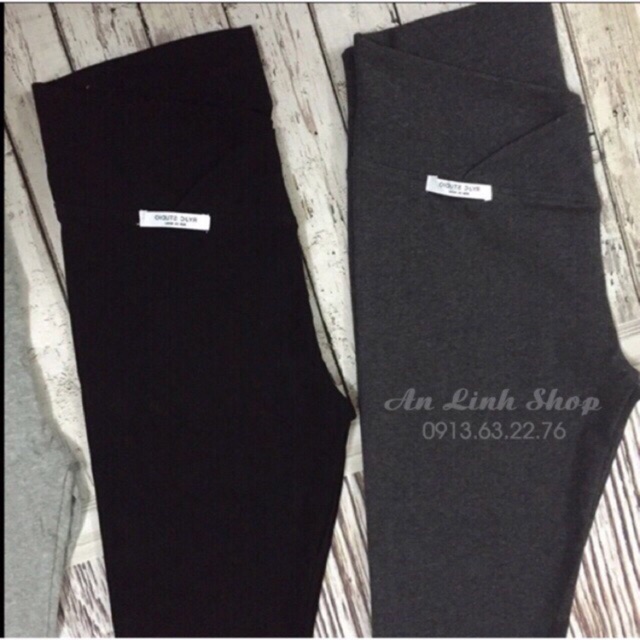 Quần bầu cạp chéo V chất cotton công sở quần dài chất cotton