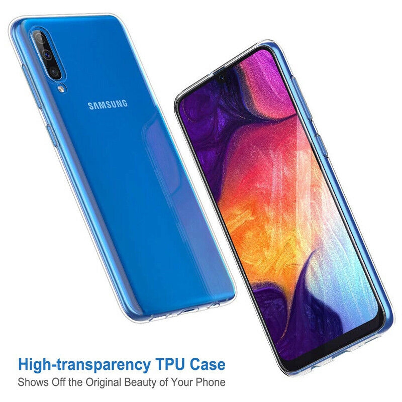 Ốp điện thoại trong suốt siêu mỏng cho Samsung Galaxy M10 M20 M30 A10 A30 A40 A50 A70 A20