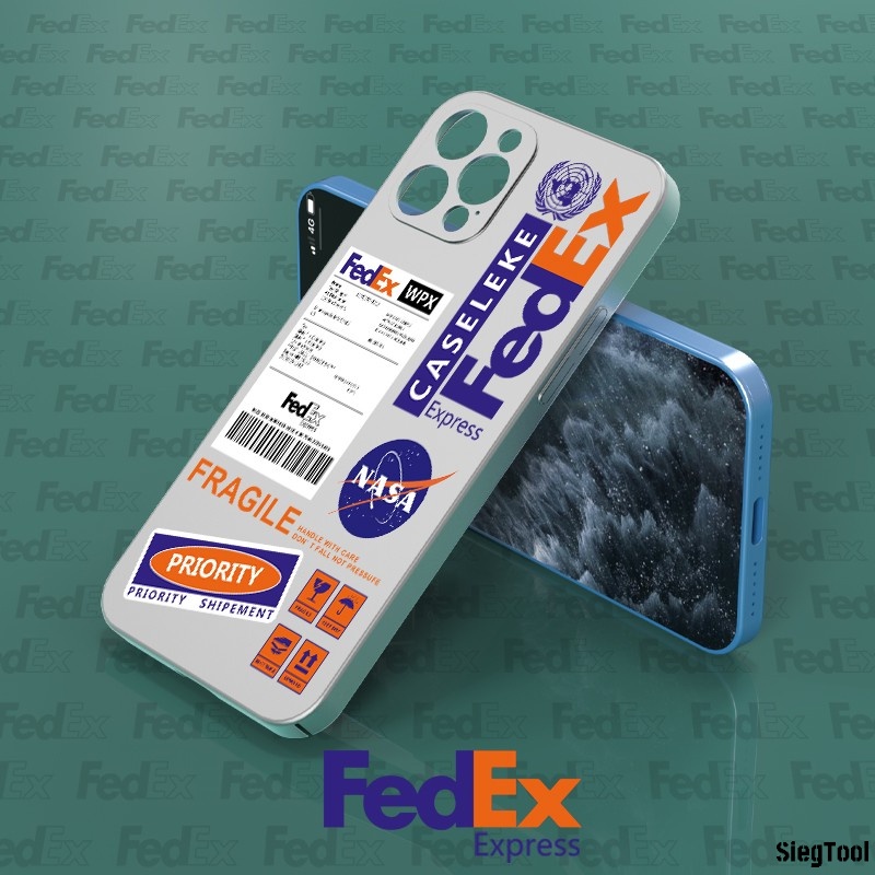 ❀Mua Sắm Bán Chạy❀Ốp Điện Thoại Silicon Mềm Họa Tiết FEDEX DHL Cho iPhone 13 pro Mini pro MAX X/Xs Xr Xs MAX