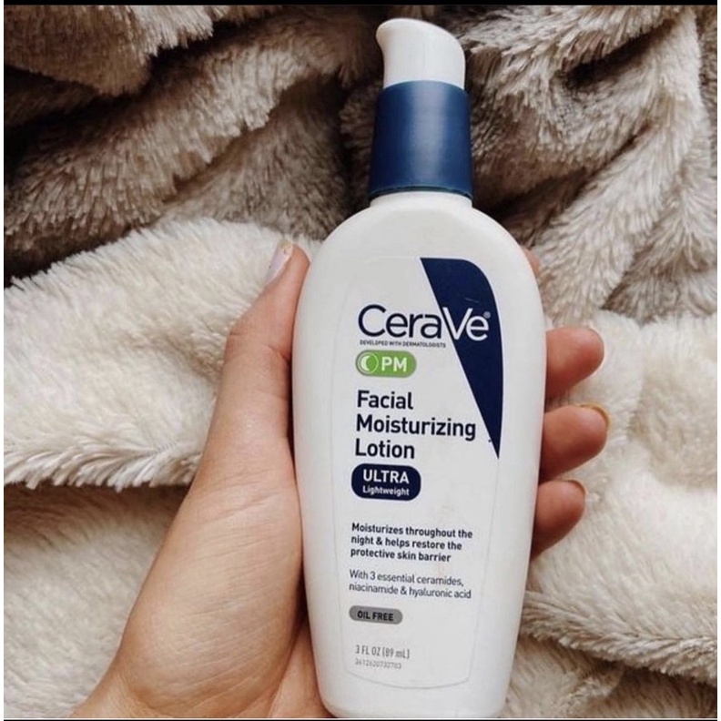 Kem dưỡng Cerave Facial Moisturizing Lotion PM 89ml