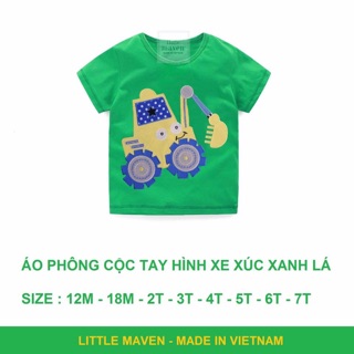 Áo little maven bé trai, bé gái