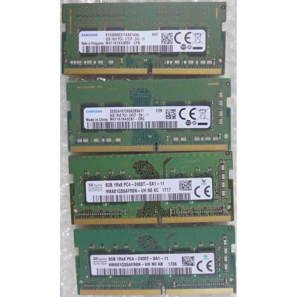 Ram DDR4 Laptop 8GB bus 2133 2400 - Bộ nhớ cho máy tính xách tay