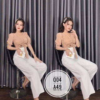 Bigsize Áo cột nơ A49
