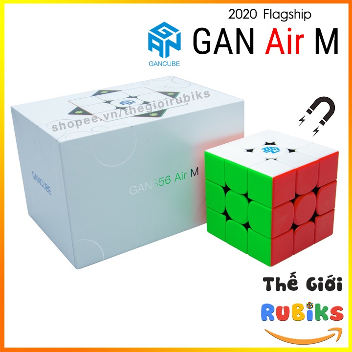 Rubik 3x3 GAN 356 Air M Có Nam Châm & GAN Air Master Bản 2019 Core IPG v5.