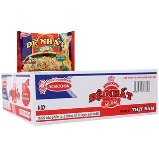 Thùng mì Đệ Nhất Thịt bằm 82g (30 gói)