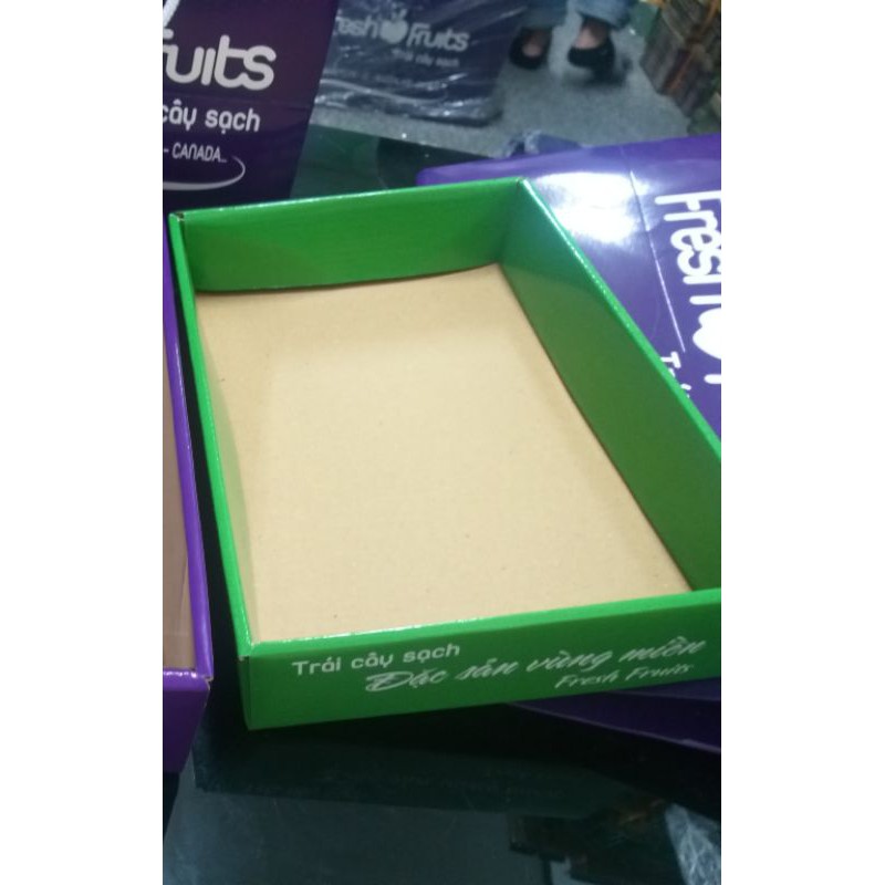 Khay giấy đựng quả combo 10 khay | BigBuy360 - bigbuy360.vn