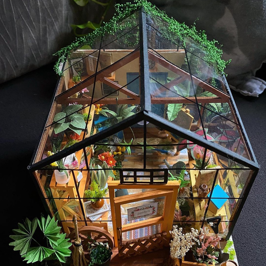 Mô Hình 3D Gỗ Nhà Tí Hon Cathy's Flower House DG104