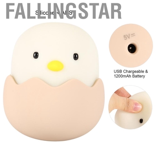 Đèn Ngủ Silicon Hình Gà Con Dễ Thương