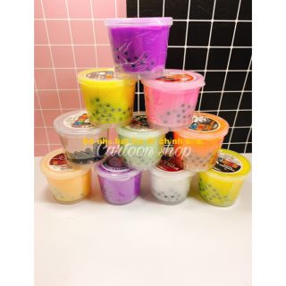 Slime mẫu trà sữa trân châu hũ 100g