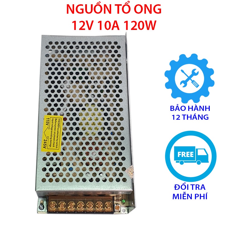 NGUỒN TỔ ONG 12V 40A -> 12V 5A DÙNG CHO ĐÈN LED, CAMERA GIÁM SÁT,... BẢO HÀNH 12 THÁNG | BigBuy360 - bigbuy360.vn