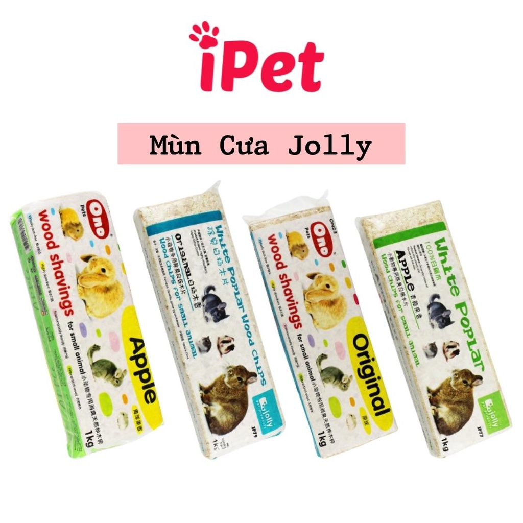 Mùn cưa nén thơm hãng Jolly lót chuồng cho chuột hamster, thỏ, bọ - iPet Shop