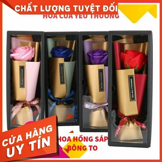 🌹Hoa Hồng Sáp🌹Cao Cấp🌹Đơn🌹 Bông To 🌹 Quà Tặng Ý Nghĩa 20-10 Cho Người Thương🌹