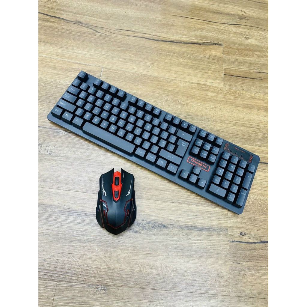 BỘ CHUỘT VÀ BÀN PHÍM KHÔNG DÂY CHUYÊN GAME HK6500.
