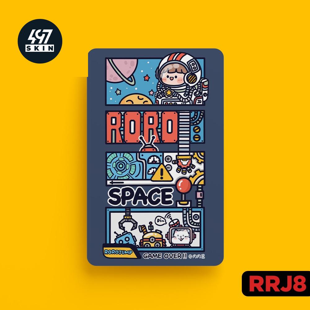 Skin Card Rorojump  - Miếng Dán ATM, Thẻ Xe, Thẻ Từ, Thẻ Chung Cư - Chất Liệu Chống Xước - Chống Nước