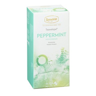 Trà bạc hà peppermint loại teavelope 25 gói hiệu ronnefeldt